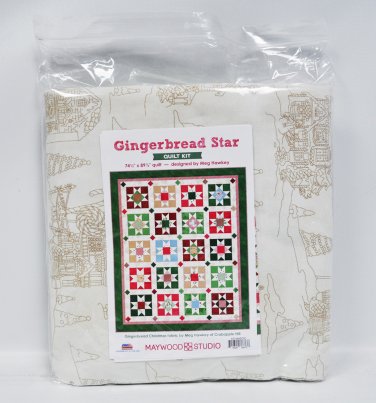 Gingerbread Star Quilt Kit