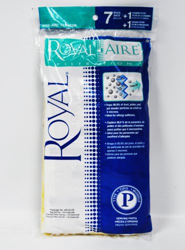Royal Aire Type P Vacuum Bags 7 Pack