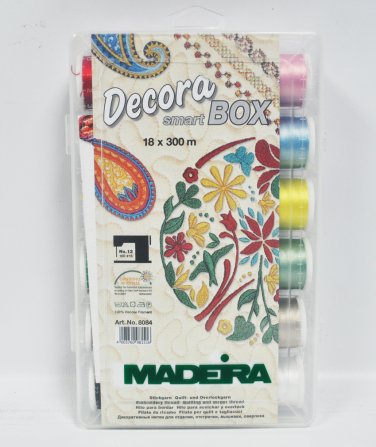 Madeira No 12 18 Spool Decora Smartbox