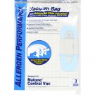 DVC Nutone 395 Central Vacuum Synthetic Paper Vacuum Bags 3 Pack
