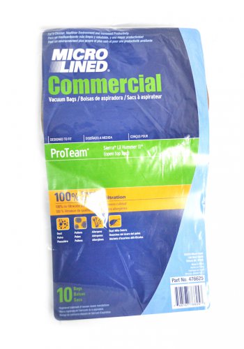 DVC Jansen Proteam Sierra Microlined Paper Vacuum Bags