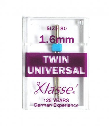 Klasse' Sewing Machine Twin Universal Needle Size 80, A5-15040