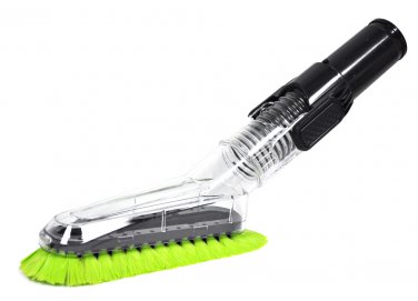 Fitall Multi Angle Clear Green Bristles Dusting Brush Vacuum Attachment