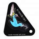Sew Tasty Blue Humming Bird Needle Threader with Cutter