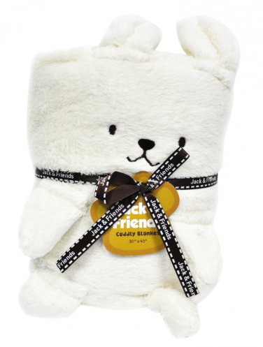 Jack and Friends White Bunny Cuddle Blanket