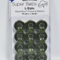 Super Bobs MasterPiece Cotton 70yd Prewound Bobbins 12ct L-Style Fig Leaf