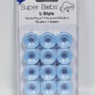 Super Bobs MasterPiece Cotton 70yd Prewound Bobbins 12ct L-Style Baby Jeffy