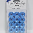 Super Bobs MasterPiece Cotton 70yd Prewound Bobbins 12ct L-Style Azure
