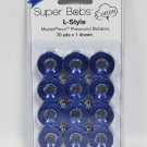 Super Bobs MasterPiece Cotton 70yd Prewound Bobbins 12ct L-Style Starry Night