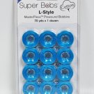 Super Bobs MasterPiece Cotton 70yd Prewound Bobbins 12ct L-Style Aquarius