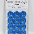 Super Bobs MasterPiece Cotton 70yd Prewound Bobbins 12ct L-Style Wailea