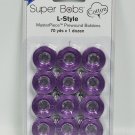 Super Bobs MasterPiece Cotton 70yd Prewound Bobbins 12ct L-Style Mona Lisa