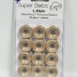 Super Bobs MasterPiece Cotton 70yd Prewound Bobbins 12ct L-Style Parchment