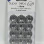 Super Bobs MasterPiece Cotton 70yd Prewound Bobbins 12ct L-Style Graystone