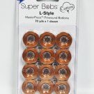 Super Bobs MasterPiece Cotton 70yd Prewound Bobbins 12ct L-Style Paint Brush