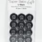 Super Bobs MasterPiece Cotton 70yd Prewound Bobbins 12ct L-Style Raven