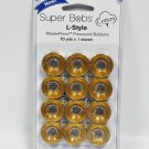 Super Bobs MasterPiece Cotton 70yd Prewound Bobbins 12ct L-Style Bottecelli