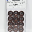 Super Bobs MasterPiece Cotton 70yd Prewound Bobbins 12ct L-Style El Greco