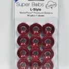 Super Bobs MasterPiece Cotton 70yd Prewound Bobbins 12ct L-Style Bernini
