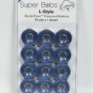 Super Bobs MasterPiece Cotton 70yd Prewound Bobbins 12ct L-Style Waterloo