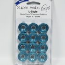 Super Bobs MasterPiece Cotton 70yd Prewound Bobbins 12ct L-Style Gone Fishing