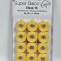 Super Bobs MasterPiece Cotton 80yd Prewound Bobbins 12ct Class 15 Lemonade