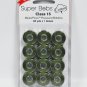 Super Bobs MasterPiece Cotton 80yd Prewound Bobbins 12ct Class 15 Fig Leaf