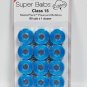 Super Bobs MasterPiece Cotton 80yd Prewound Bobbins 12ct Class 15 Aquarius