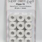 Super Bobs MasterPiece Cotton 80yd Prewound Bobbins 12ct Class 15 Canvas