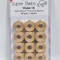 Super Bobs MasterPiece Cotton 80yd Prewound Bobbins 12ct Class 15 Ancient Scroll