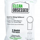 Clean Obsessed 6 Quart Back Pack HEPA Vacuum Bags CO06BG
