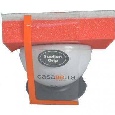Casabella Get A Grip Sponge And Scrubber With Suction Grip Base