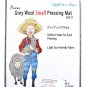 Quilt in a Day Premium Grey Wool Small Pressing Mat 3311