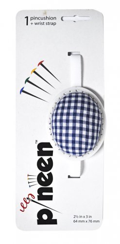Pineen Wrist Strap Pincushion Blue