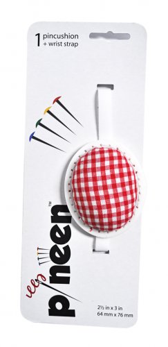 Pineen Wrist Strap Pincushion Red