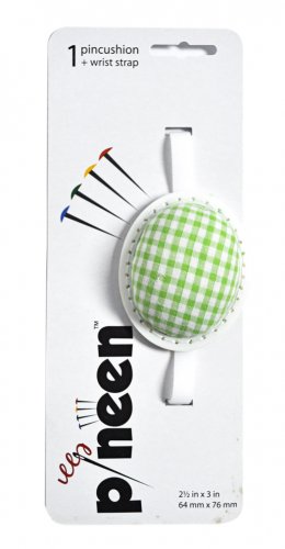 Pineen Wrist Strap Pincushion Green