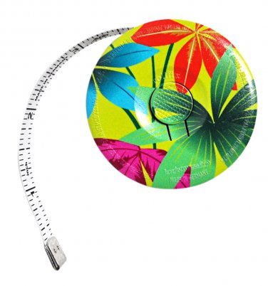 Jungle Designs 60 Inch Tape Measure Colorful Leaves