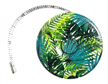 Jungle Designs 60 Inch Tape Measure Green Leaves
