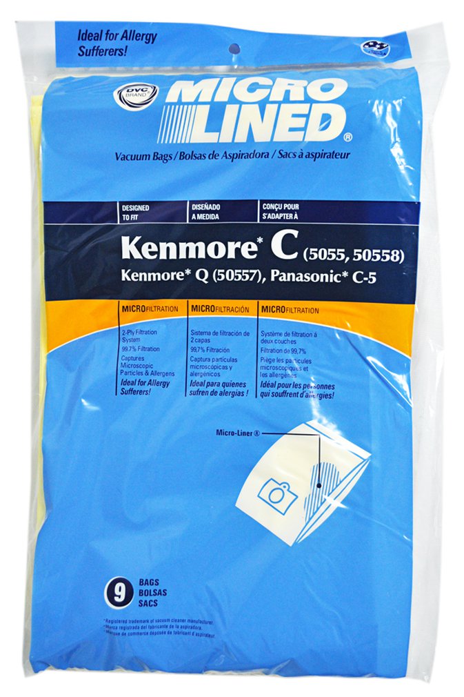 DVC Kenmore 5055 50558 Micorlined C Vacuum Bags