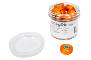 Fil-Tec Magna-Glide Delights Poly Style L Prewound Bobbins Marigold