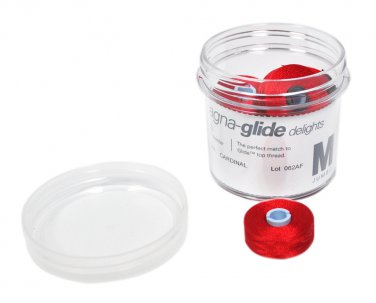 Fil-Tec Magna-Glide Delights Poly Style M Prewound Bobbins Cardinal