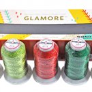 Wonderfil Glamore Fun Christmas Thread Pack