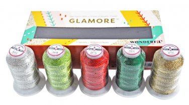 Wonderfil Glamore Fun Christmas Thread Pack