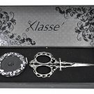 Klasse Black Embroidery Scissor and Tape Measure Gift Set