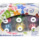 Robison-Anton Rayon Mini King 6 Spool Gift Pack - Beachy