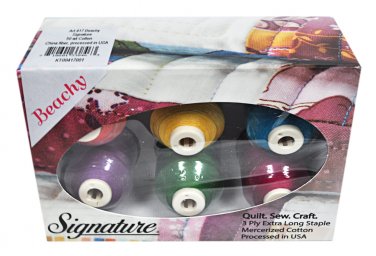 Signature 50 Cotton Mini King 6 Spool Gift Pack - Beachy