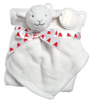Embroidery Buddy Lamb Blankey Buddy Set