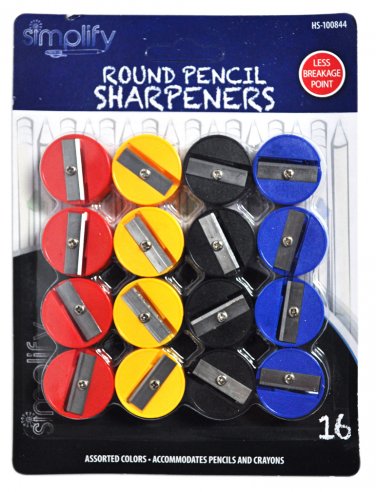 Simplify Round Pencil Sharpeners