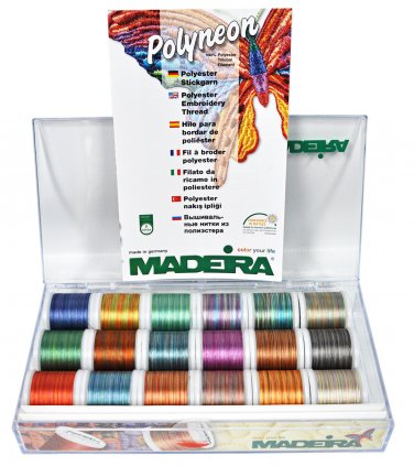 Madeira Poly Variegated 18 Spool Gift Box