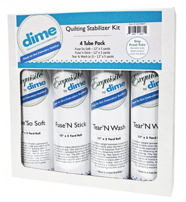 Exquisite Quilting Stabilizer Kit Four Tube Pack